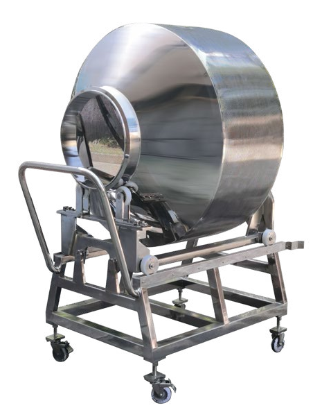Machine de revêtement haute efficacité interchangeable de tambour